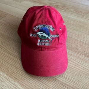 Caribbean Joe Red Food Spirits Cap Adult OS